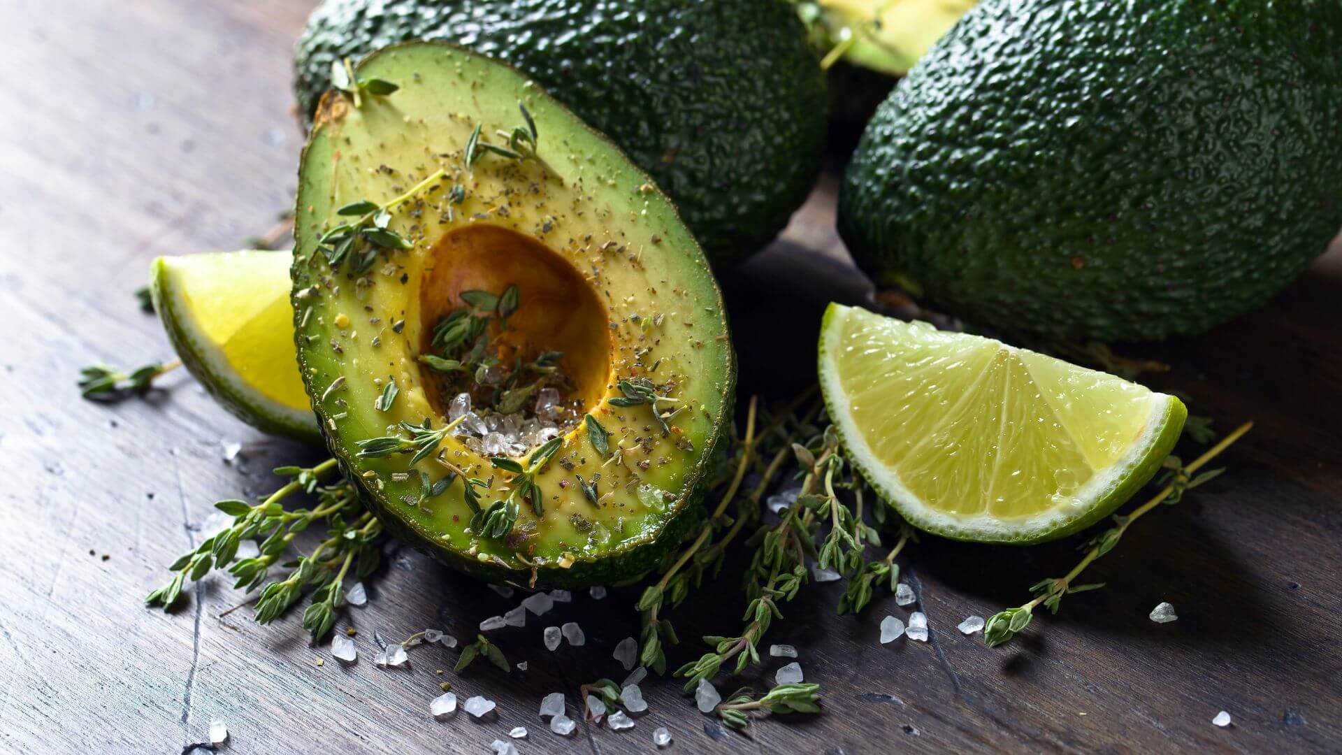 Avocado Slices with Lime and Sea Salt