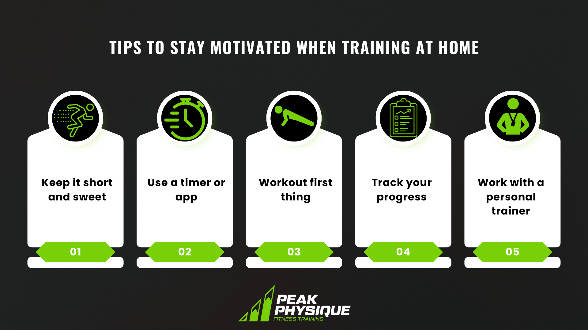 Tips to Stay Motivated When Training at Home
