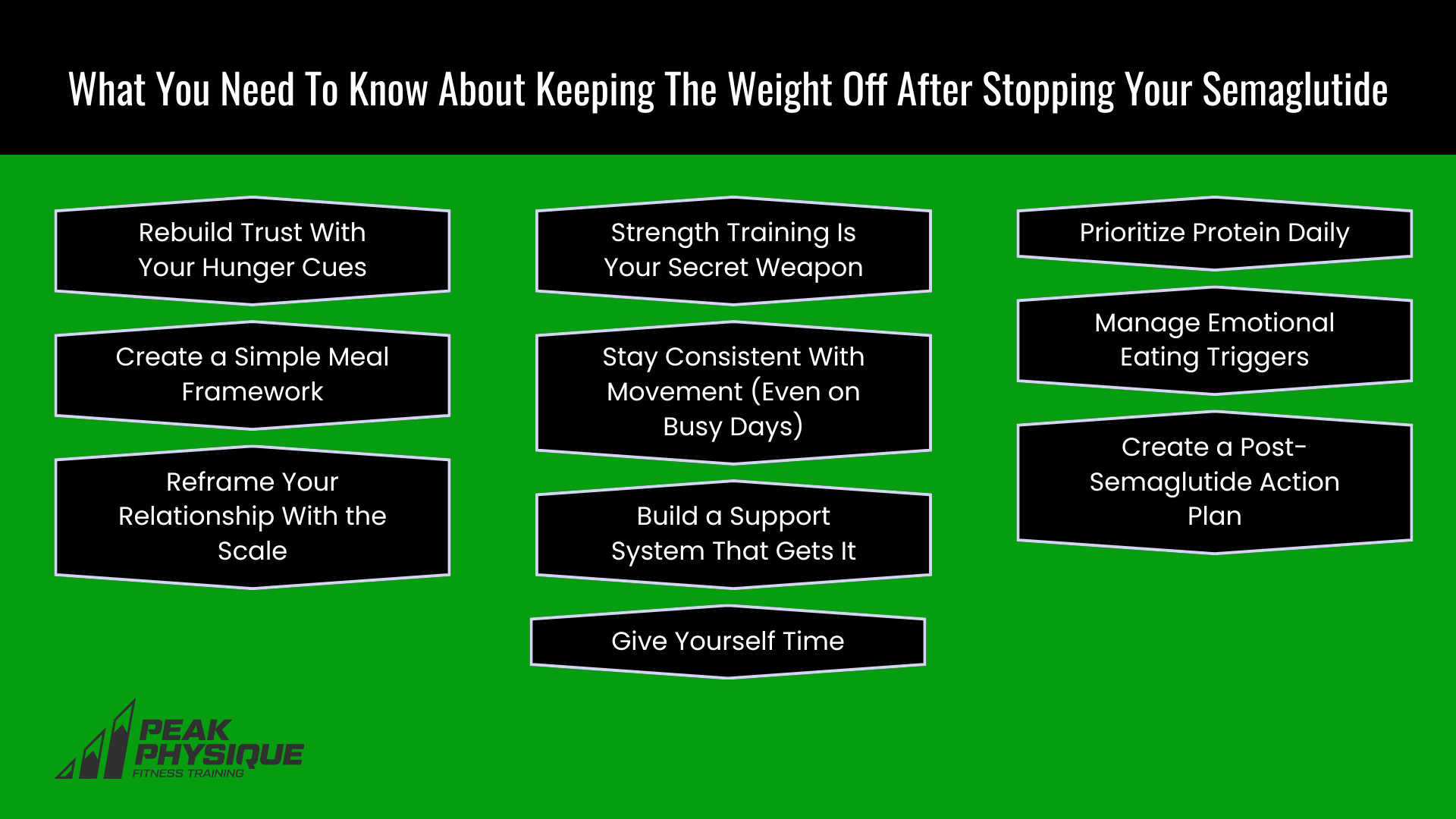 tips for keeping weight off after semaglutide